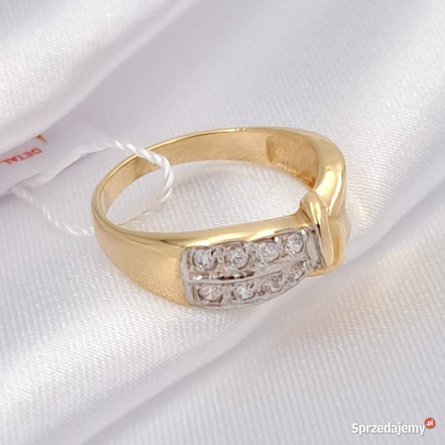 Pierścionek r105 Złoty pr585 Glamour Z672 wielkopolskie Poznań