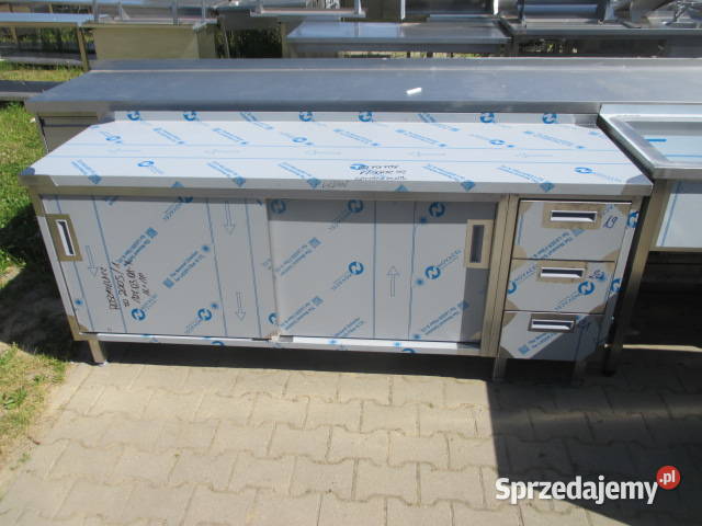 Stół Gastronomiczny Drzwi Suwane Szuflady 2 Ostrów Wielkopolski