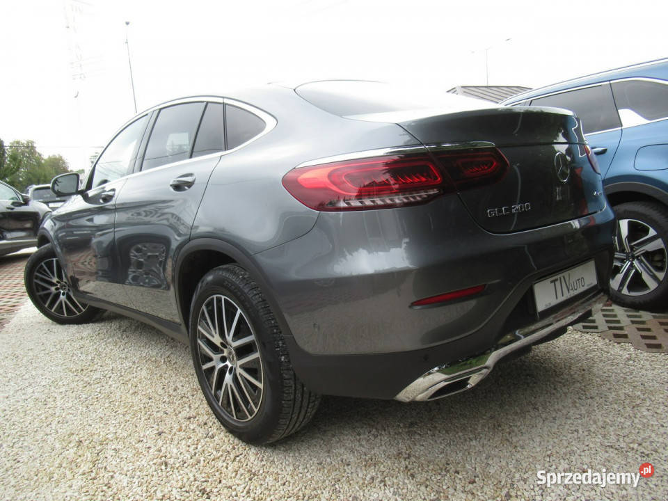 Mercedes GLC 200 BEZSZKODOWY COUPE Salon Polska elektrycznie ustawiane fotele Warszawa