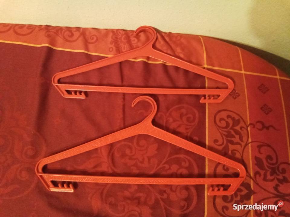 Plastikowy wieszak czerwony Vintage lata 80te