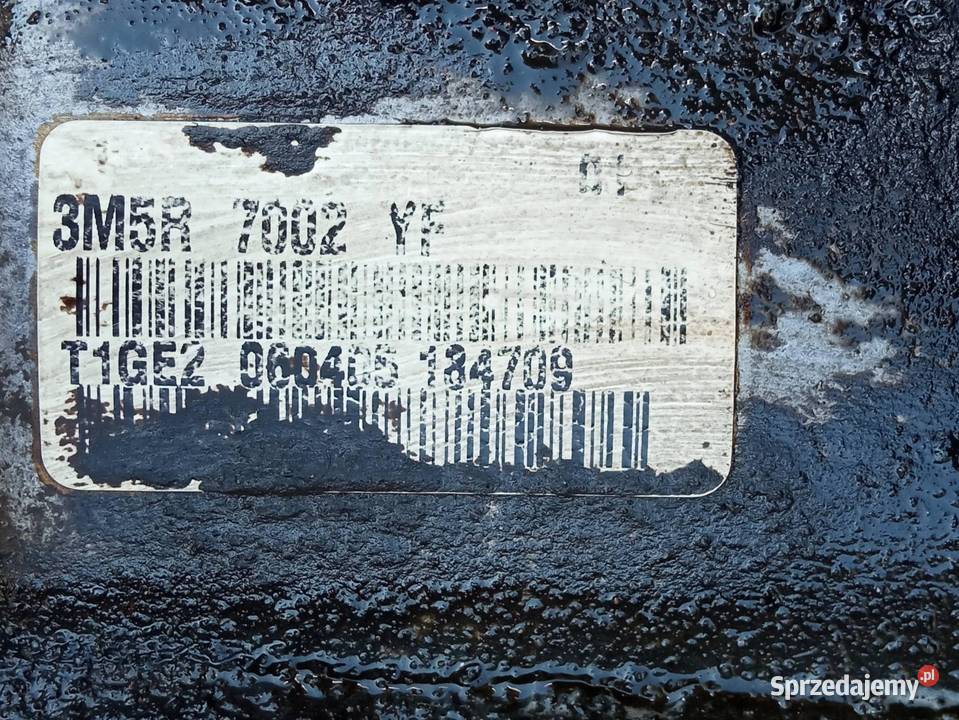 SKRZYNIA BIEGÓW 3M5R7002YF 16 TDCI Ford Focus Rok produkcji 2005 Skrzynie biegów manualne świętokrzyskie