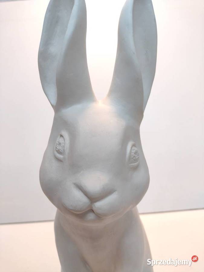 Duży Zając WIELKANOCNY 38 Figura Rzeźba Zajączek sprzedam