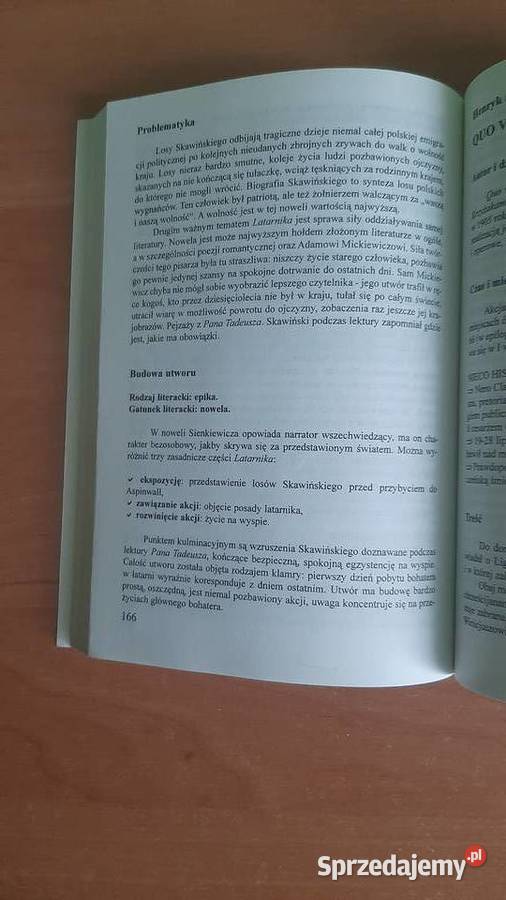 Opracowania lektur klas 1 do 3 gimnazjum Zamość