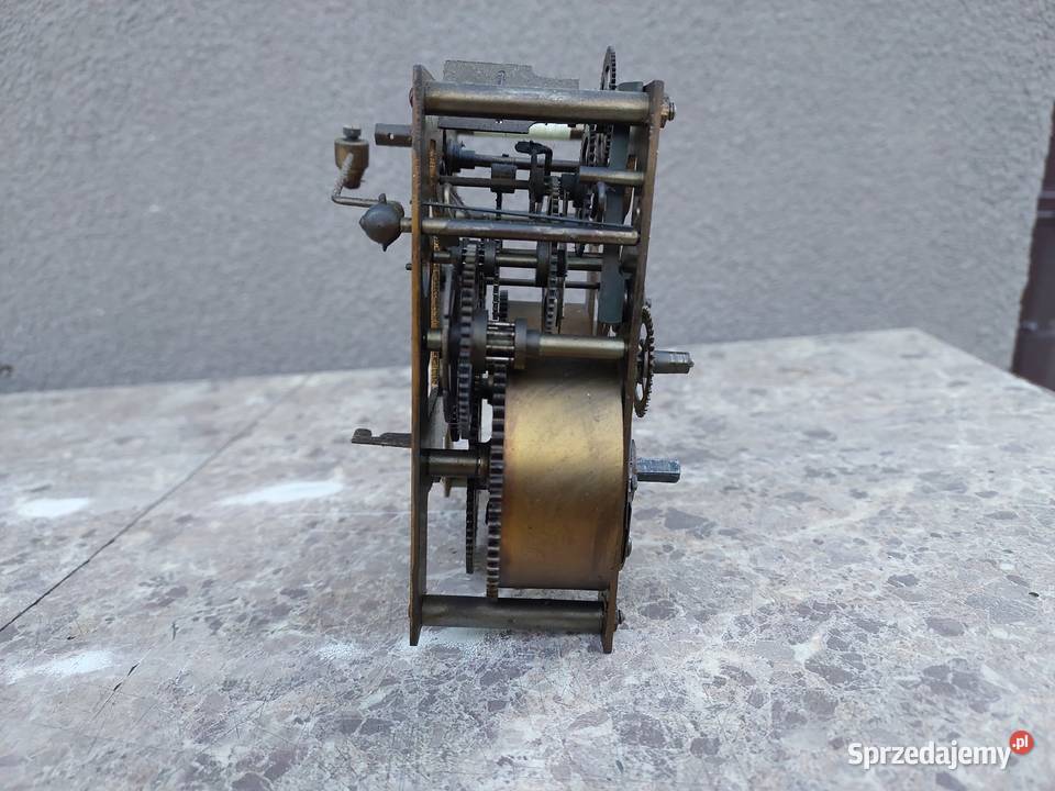 686 Mechanizm starego zegara ściennego Junghans Tczew