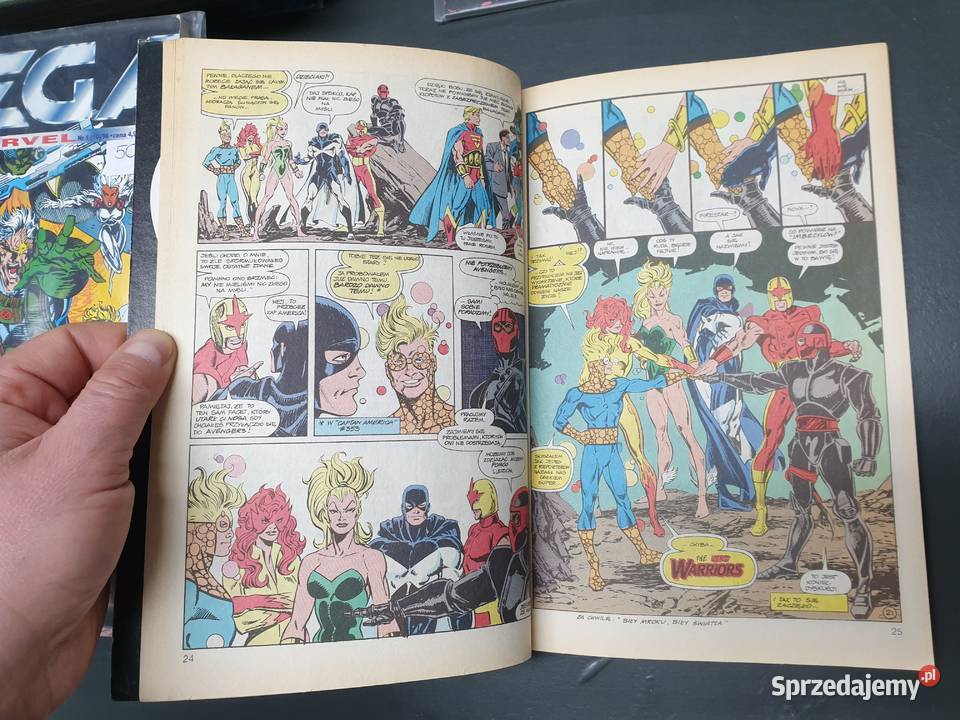 Mega Marvel 3 8 1995 The Warriors wyd TMSemic Kultura i Rozrywka pomorskie Gdynia