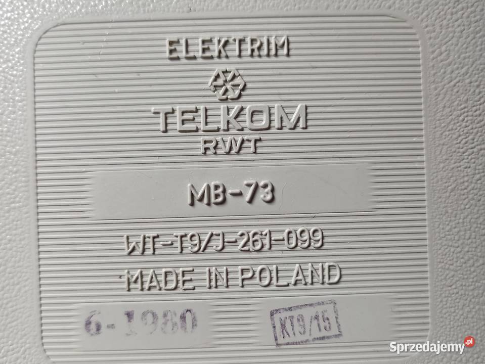 stary telefon stacjonarny MB 73 Wrocław