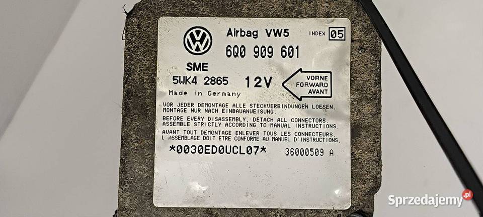 MODUŁ VOLKSWAGEN GOLF IV 6Q0909601 Lipno