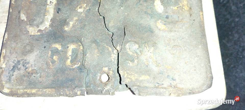 SHL stare dwie tablice rej Gdańsk unikaty Pozostałe Jarosław