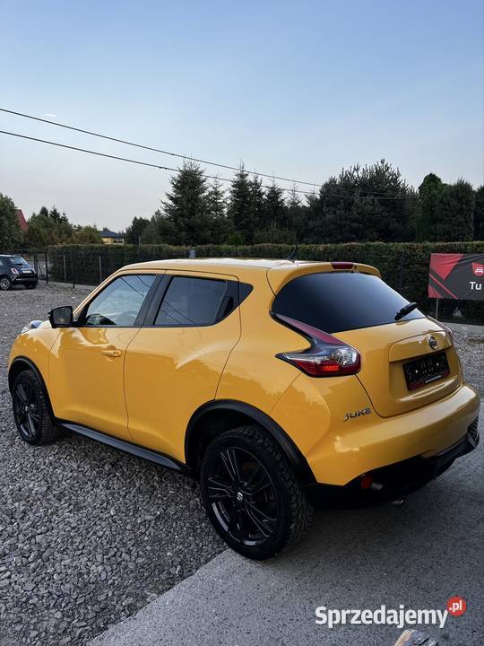 Nissan Juke 2016r żółty lubelskie Tomaszów Lubelski