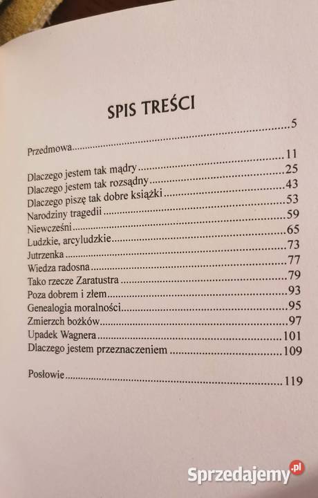 Fryderyk Nietzsche Ecce Homo Lędziny sprzedam