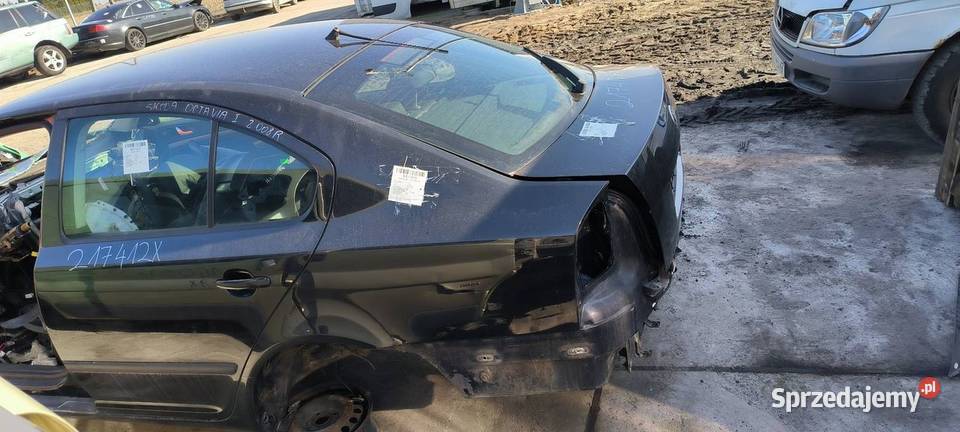ĆWIARTKA BŁOTNIK LEWY TYŁ SKODA OCTAVIA II LF9R Lipno