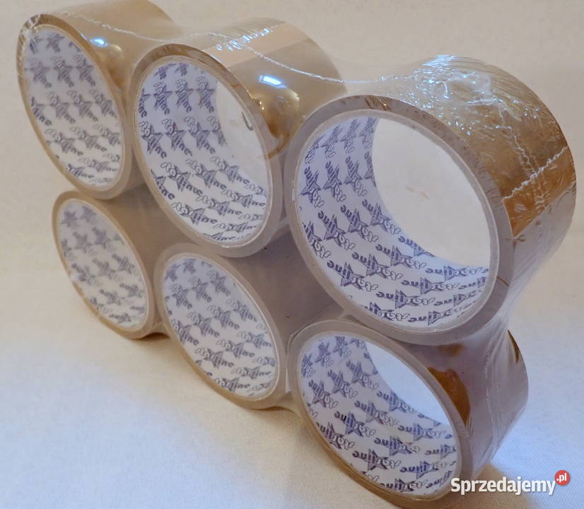 Taśma klejąca pakowa brąz 40m Mocny acrylowy Siewierz