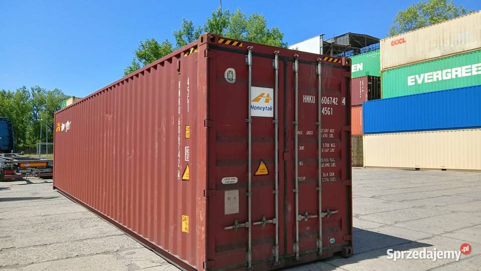 Kontener morski 40 HC IICL 12 metrowy POLKONT Lublin