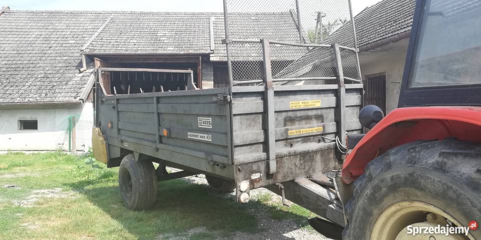 Rozrzutnik obornika jednoosiowy 45 tony N228 Miechowice Małe