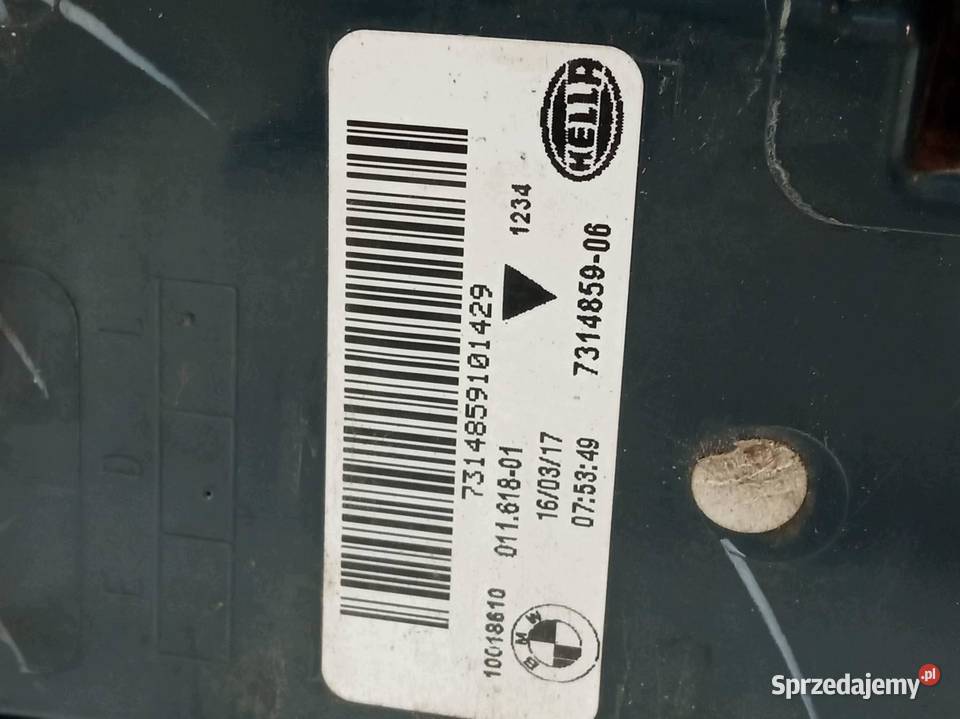 LAMPA TYŁ LEWA EUROPA F16 7314859 Bmw X6 II