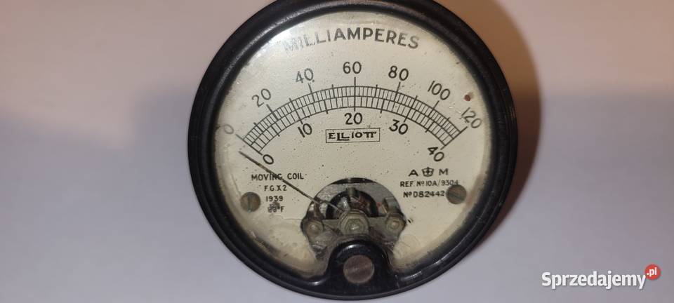 EILIOTT VINTAGE MILIAMPEROMIERZ PRODUKCJA Poznań