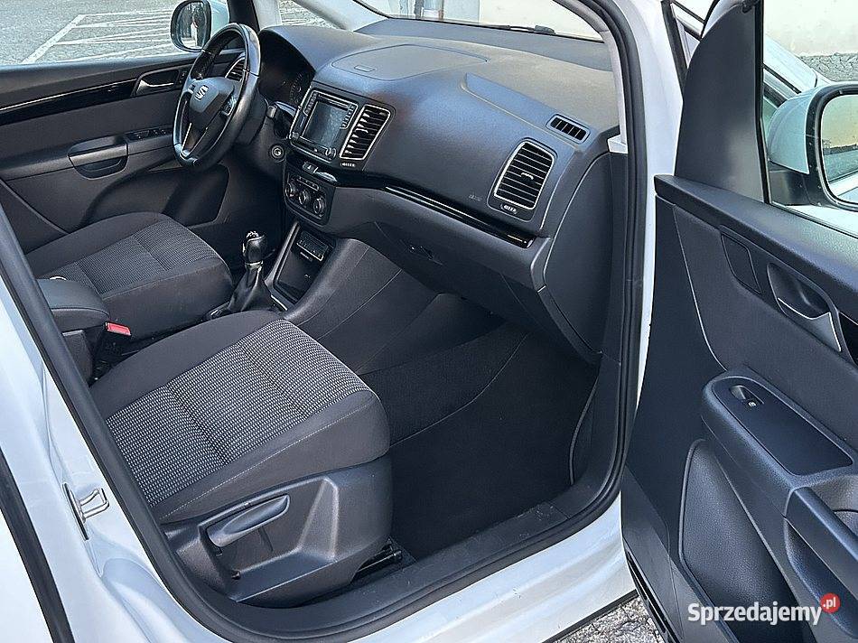 Seat Alhambra 20 TDI 150 7 siedzeń 2XPARKTRONIK biały lubelskie Lubartów