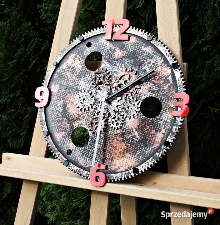 Zegar koło zębate 30 Scrap Metal Art Patyna Loft podkarpackie Dębica sprzedam