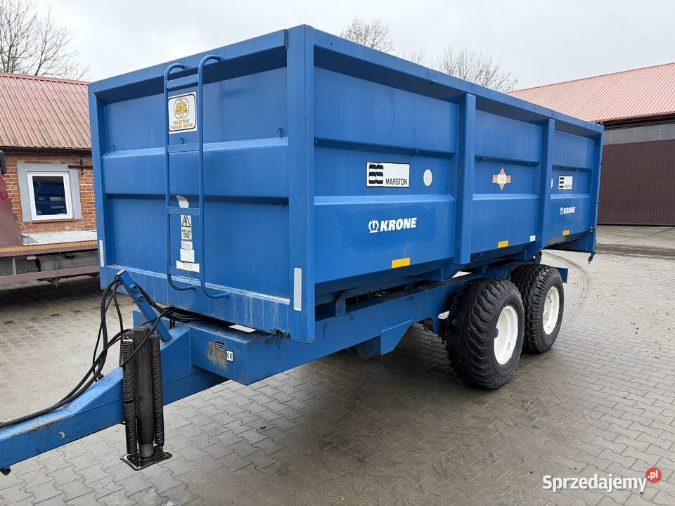 Przyczepa skorupowa KroneMarston tandem 12 t Dawidy