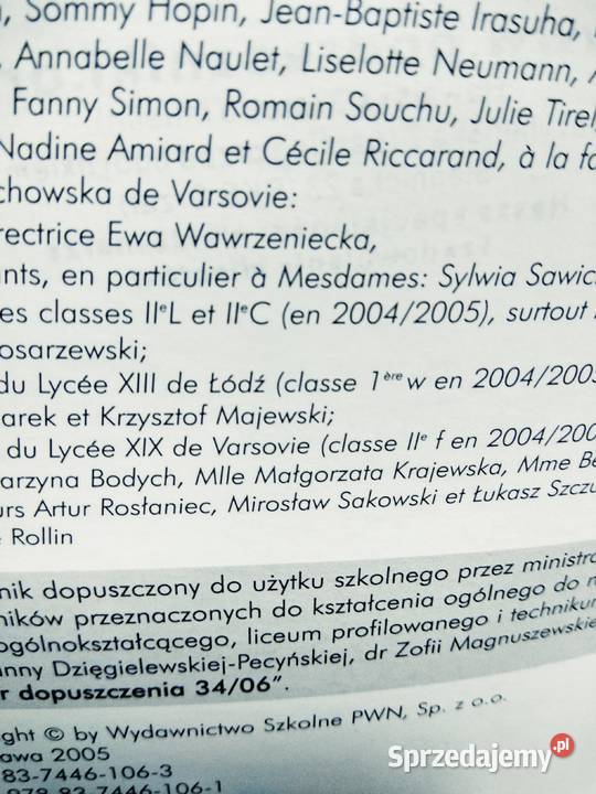 De ja bu francuski antykwariat szkolny książki Warszawa