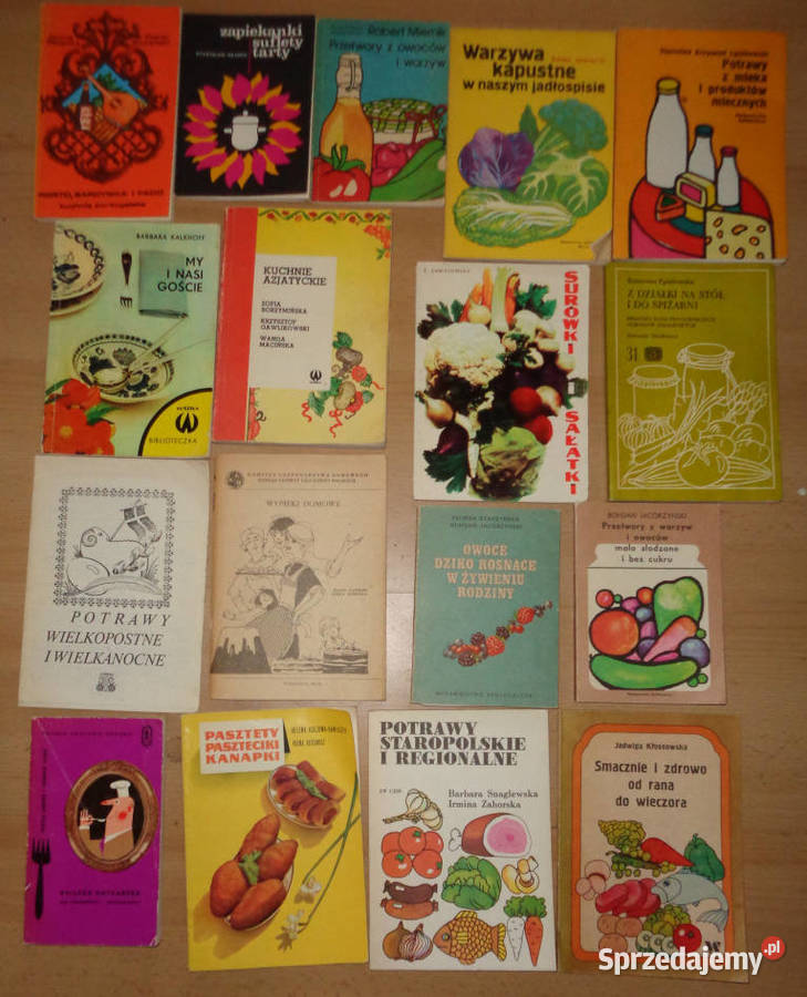 Zestaw 37 książek na temat gotowania kujawsko-pomorskie Bydgoszcz