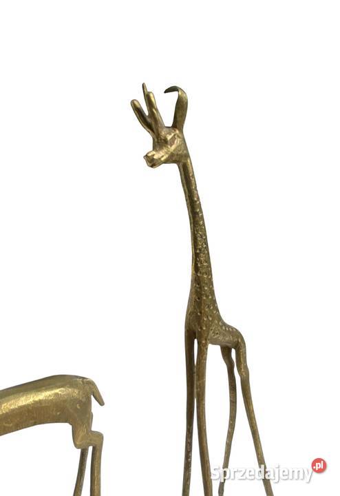 Zestaw figurek mosiężnych retro vintage Warszawa