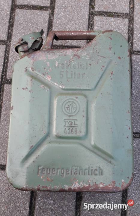 Stary kanister Niemcy lata 50 60 Volkswagen Gdynia sprzedam