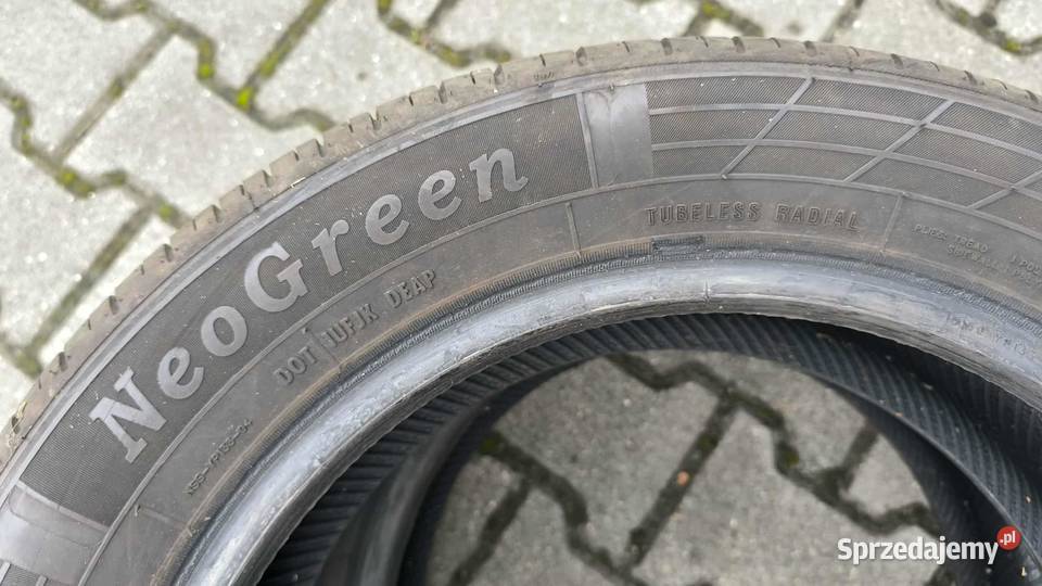 Opony używane letnie18560 r15 NEO GREEN 2 sztuki Samochodowe Piekary Śląskie sprzedam