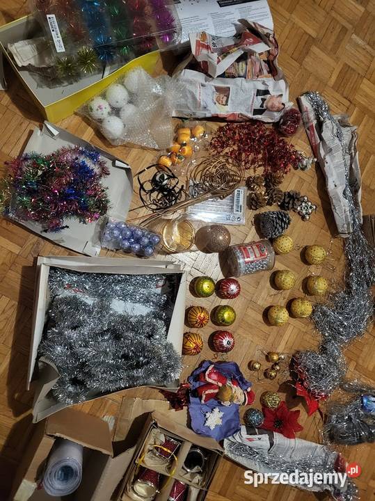 Bombki PRL stare ozdoby choinkowe szpic Bombki