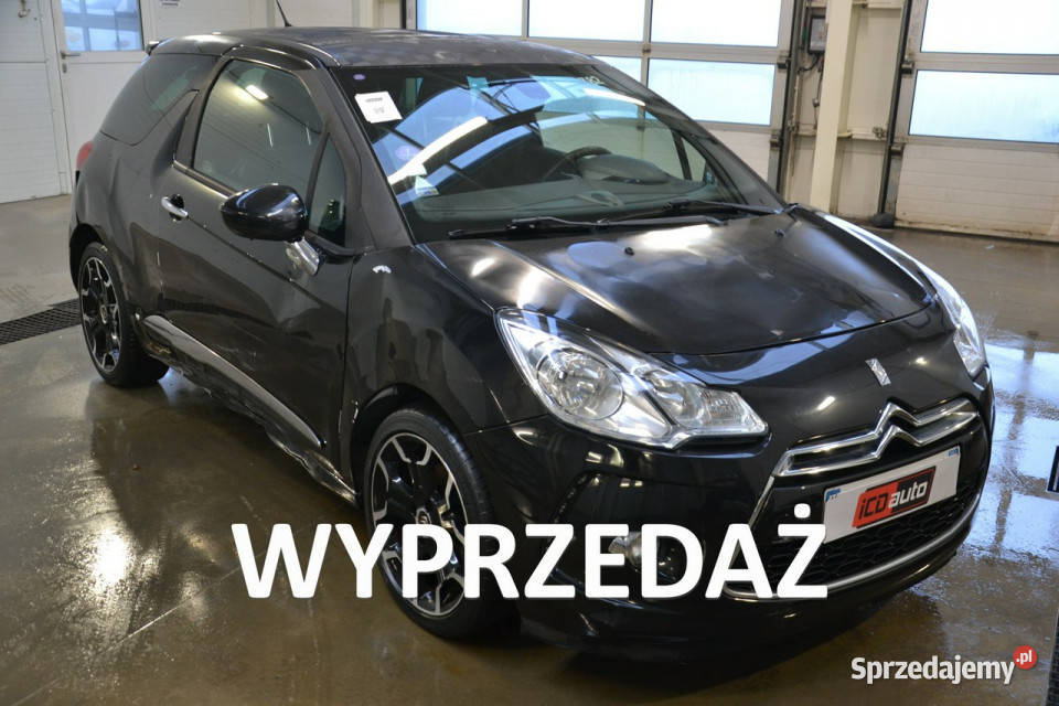 Citroen DS3 16 TURBO 156 6biegów climatronic czarny Kęty sprzedam