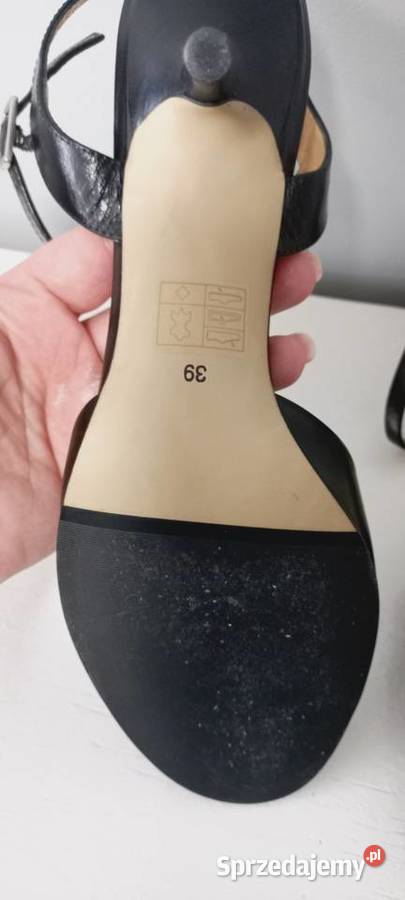 Sandały srebrne skóra naturalna 38 Neścior Obuwie Gdańsk