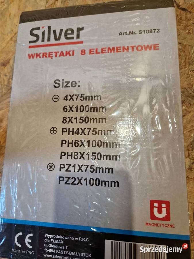 ZESTAW ŚRUBOKRĘTÓW WKRĘTAKÓW Z MAGNESEM 8 10872 Głogowa