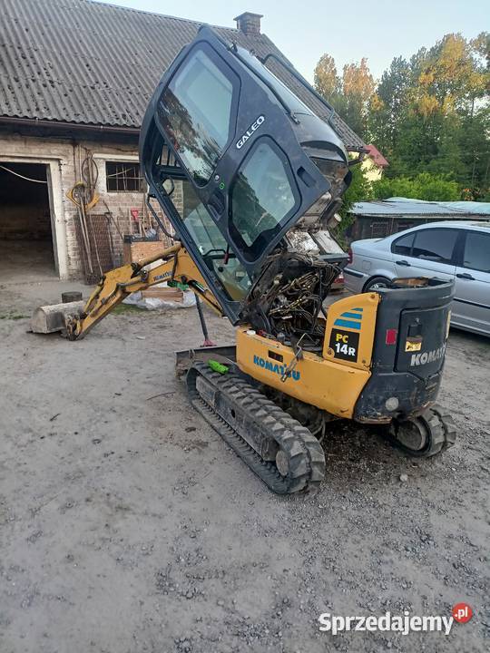 minikoparka komatsu pc 14 waga 2 tony nie cat Koparki Dzierzkowice-Rynek
