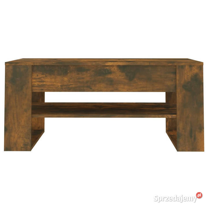 Stolik kawowy przydymiony dąb 102x55x45 WM816928 mazowieckie Warszawa
