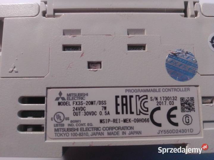 Sterownik Mitsubishi FX3S20MTDSS panel E1012 Dominowo