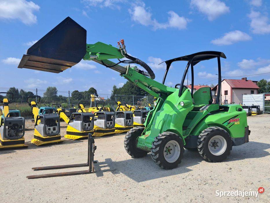 Miniładowarka AVANT 420 11r Łyżka Widły 630 635 Sułów