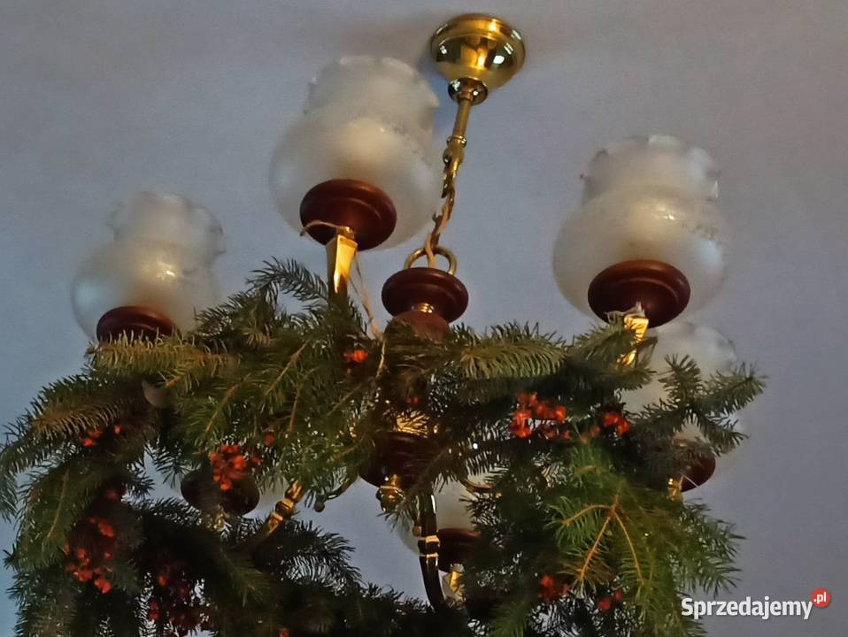 Sprzedam żyrandol 2 kinkiety Malanów