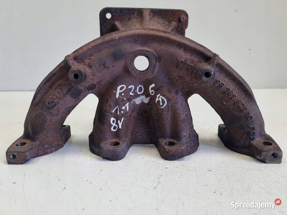 KOLEKTOR WYDECHOWY Peugeot 206 11 8V 9636962310 Rudka