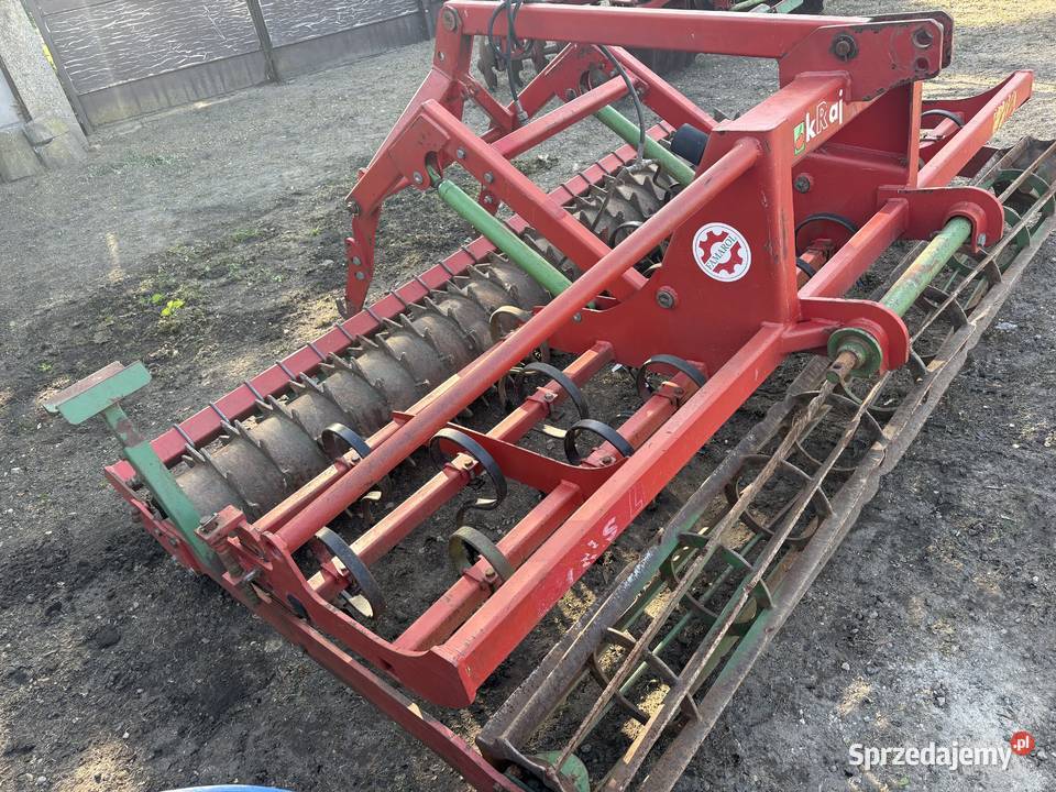 Agregat uprawowo siewny 3m Unia wał pakera nieuszkodzony wielkopolskie sprzedam