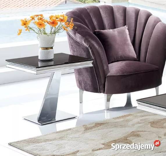 Zestaw mebli glamour Cameron stół ława stolik Warszawa