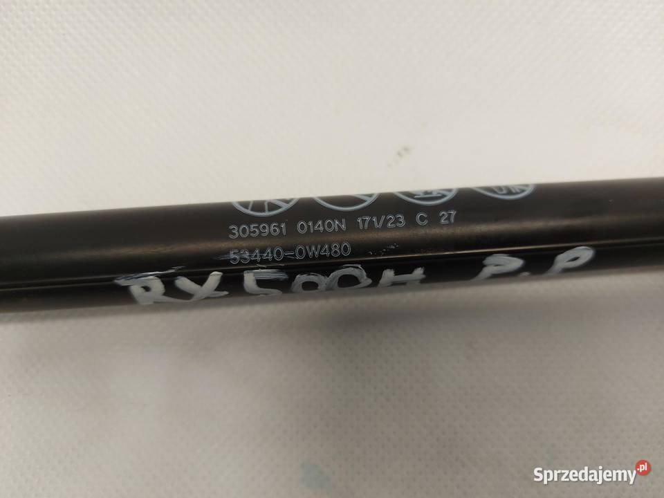 LEXUS RX500H V 5 2023 SIŁOWNIKI MASKI PRZÓD