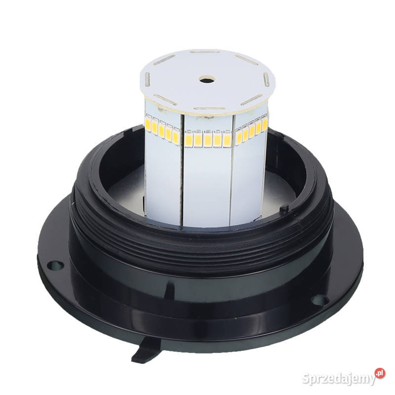 LAMPA OSTRZEGAWCZA KOGUT MAGNES 3 OTWORY 40 LED