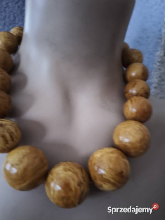 Naszyjnik Bursztyn Vintage