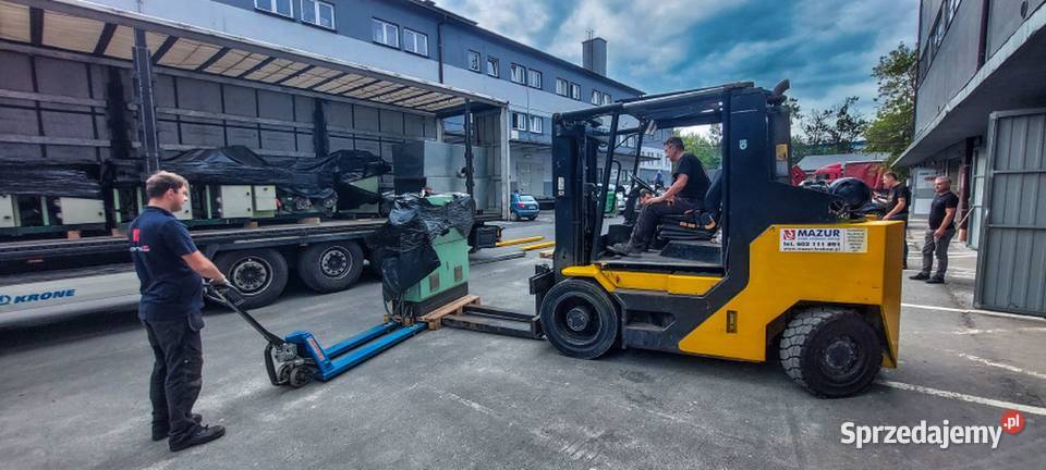 Wózki widłowe Kraków Relokacje maszyn Rozładunki Transport towarów Transport