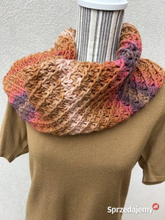 Szal komin handmade prezent Niej warmińsko-mazurskie Olsztyn