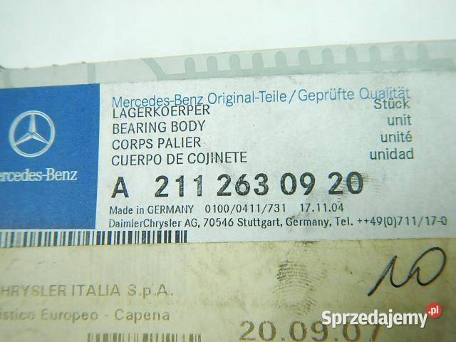 SYNCHRONIZATOR 3 i 4 BIEGU MANUAL MERCEDES W211 lubelskie sprzedam