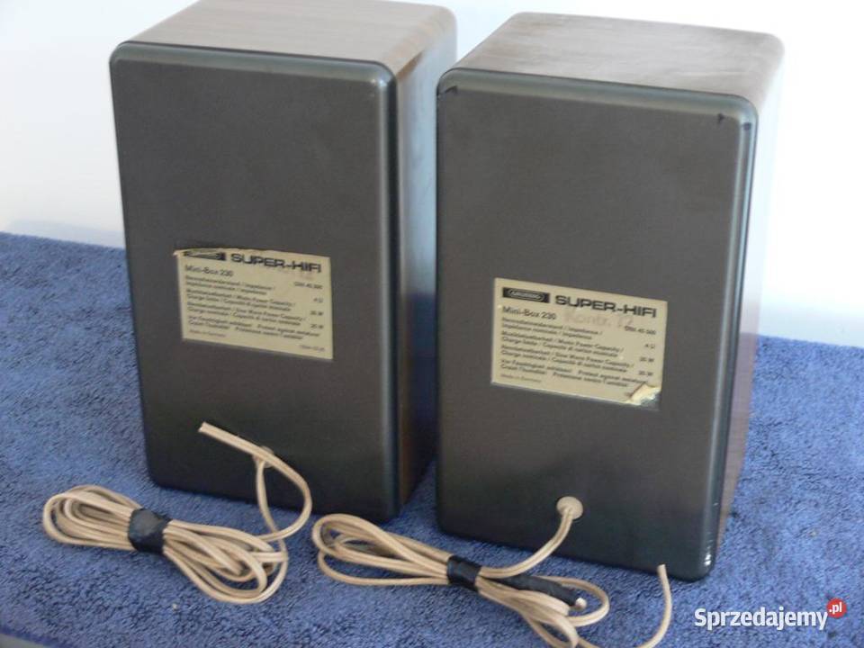 Kolumny Grundig Mini Box 230 Vintage WYSYŁKA Jasło