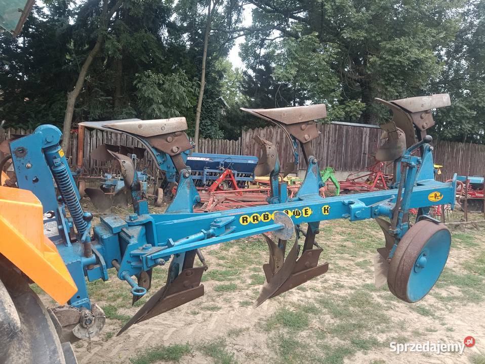 Pług obrotowy 3 skibowy Rabewerk hydrauliczny Gdów