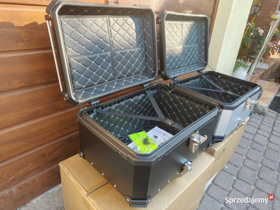 Aluminiowy Kufer motocyklowy centralny 65L na mazowieckie