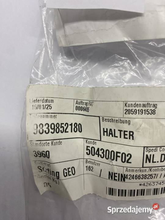 Ślizg zderzaka lewy przód Opel Astra L VI Jasienica sprzedam